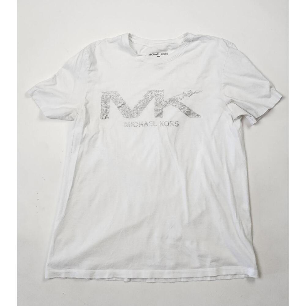 Michael Kors MK Logo White T-Shirt